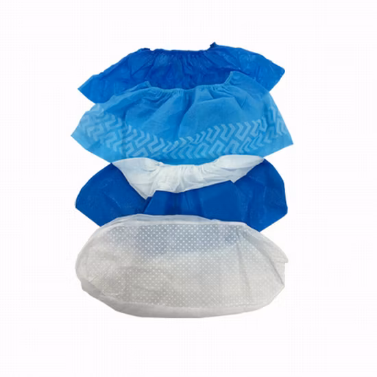 PE/CPE Shoe Cover Plastic Eco-Friendly Industry Blue Care Cleanroom Protection China Non-Medical Disposable Bags Shoes Cover